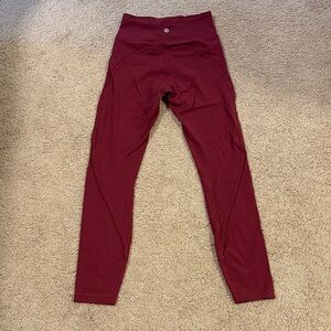 lululemon Groove No Line High-Rise Tight 25" Heart